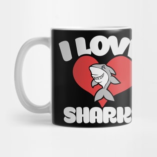 I love sharks Mug